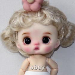 1/12 BJD Doll Mini Cute Doll Handmade Full Set DIY Toy Moveable Black Eyeballs