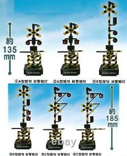 1/24 scale railroad crossing collection Gacha Capsule Toy 6 Types Set Full Comp