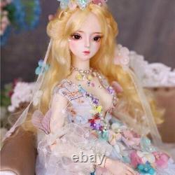 1/3 62cm Bjd Doll Ball Jointed Dolls Girl Clothes Shoes Full Set Makeup Gift Toy