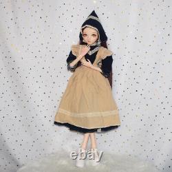 1/3 BJD 24 Girl Doll Toy Full Set Including Doll Outfit Accessories Face Makeup