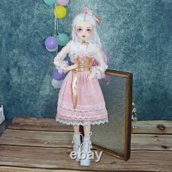 1/3 BJD 24inch Girl Doll Handpainted Makeup Handmade Outfits Full Set Kids Toy