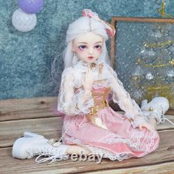 1/3 BJD 24inch Girl Doll with Dress Shoes Wigs Handpainted Makeup Full Set Toy