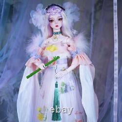 1/3 BJD 62cm Pretty Girl Doll Handpainted Face Makeup Full Set Outfits Kids Toys