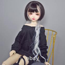 1/3 BJD Doll 22 inch Height Girl Doll Removable Sweater Shoes Wigs Full Set Toy