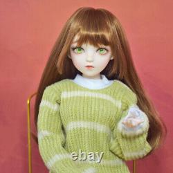 1/3 BJD Doll 24 in Height Girl Doll with Sweater Shoes Wigs Full Set Kids Toy