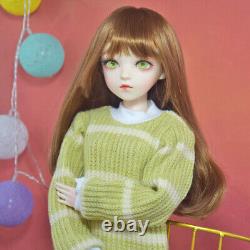 1/3 BJD Doll 24 in Height Girl Doll with Sweater Shoes Wigs Full Set Kids Toy