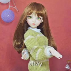 1/3 BJD Doll 24 in Height Girl Doll with Sweater Shoes Wigs Full Set Kids Toy