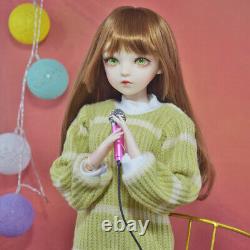 1/3 BJD Doll 24 in Height Girl Doll with Sweater Shoes Wigs Full Set Kids Toy