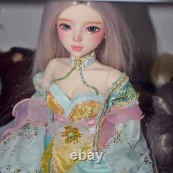 1/3 BJD Doll 56cm Height Body Handpainted Makeup Ancient Clothes Full Set Toy