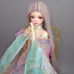 1/3 BJD Doll 56cm Height Body Handpainted Makeup Ancient Clothes Full Set Toy