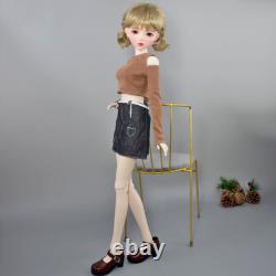 1/3 BJD Doll 56cm Height Large Girl Doll withClothes Skirt Shoes Wigs Full Set Toy