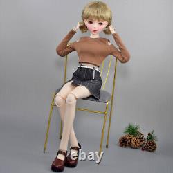 1/3 BJD Doll 56cm Height Large Girl Doll withClothes Skirt Shoes Wigs Full Set Toy