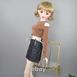 1/3 BJD Doll 56cm Height Large Girl Doll withClothes Skirt Shoes Wigs Full Set Toy