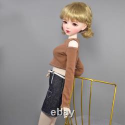 1/3 BJD Doll 56cm Height Large Girl Doll withClothes Skirt Shoes Wigs Full Set Toy