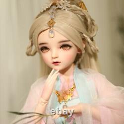 1/3 BJD Doll 60cm Ball Jointed Body with Ancient Dress Clothes Full Set Xmas Toy