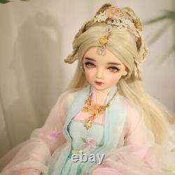 1/3 BJD Doll 60cm Ball Jointed Body with Ancient Dress Clothes Full Set Xmas Toy