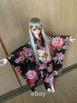 1/3 BJD Doll 60cm Ball Jointed Doll Cute Girl in Kimono with Full Set Outfit Toy