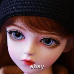 1/3 BJD Doll 60cm Girl Doll Free Eyes + Face Makeup + Wig + Clothes Toy FULL SET