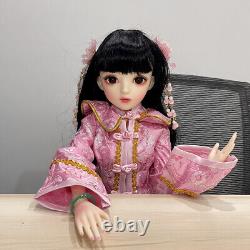 1/3 BJD Doll 60cm Height Girl Doll Dress up Chinese Ancient Clothes Full Set Toy