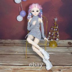 1/3 BJD Doll 60cm Height Girl Doll Toy Full Set Doll and Doll Outfits Makeup