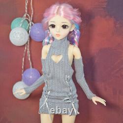 1/3 BJD Doll 60cm Height Girl Doll Toy Full Set Doll and Doll Outfits Makeup