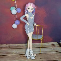 1/3 BJD Doll 60cm Height Girl Doll Toy Kids Gift Full Set Doll and Doll Clothes
