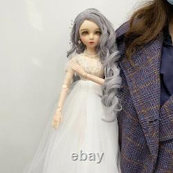 1/3 BJD Doll 60cm Height Girl Doll Toy with Full Set Outfits Upgrade Face Makeup