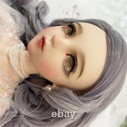 1/3 BJD Doll 60cm Height Girl Doll Toy with Full Set Outfits Upgrade Face Makeup