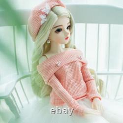 1/3 BJD Doll 60cm Toy Pretty Girl Doll with Outfit Face Makeup Full Set Finished
