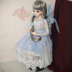 1/3 BJD Doll Ball Jointed Dolls Elegant Face Makeup Clothes Wigs Full Set Toy