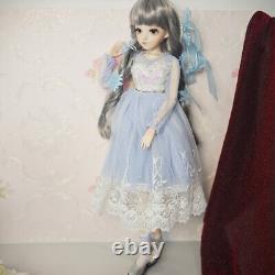 1/3 BJD Doll Ball Jointed Dolls Elegant Face Makeup Clothes Wigs Full Set Toy