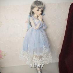 1/3 BJD Doll Ball Jointed Dolls Elegant Face Makeup Clothes Wigs Full Set Toy