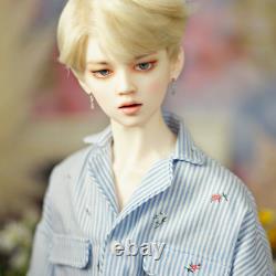 1/3 BJD Doll Boy Male Resin Body +Free Eyes +Makeup Blonde Wig Hair Full Set Toy