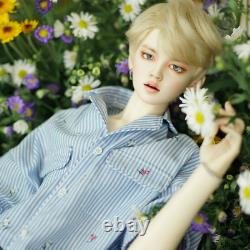 1/3 BJD Doll Boy Male Resin Body +Free Eyes +Makeup Blonde Wig Hair Full Set Toy