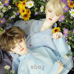 1/3 BJD Doll Boy Male Resin Body +Free Eyes +Makeup Blonde Wig Hair Full Set Toy