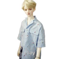 1/3 BJD Doll Boy Male Resin Body +Free Eyes +Makeup Blonde Wig Hair Full Set Toy