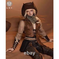 1/3 BJD Doll Cowboy Man Male Mavis Fashion Outfits Face Makeup Eyes Full Set Toy