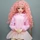 1/3 Bjd Doll Cute Girl Doll With Clothes Dress Shoe Curly Wigs Full Set Toy Gift