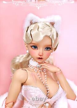 1/3 BJD Doll FULL SET Resin Jointed Body Eyes Wig Clothes Face Makeup Girl Toys