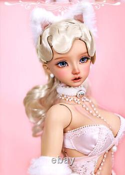 1/3 BJD Doll FULL SET Resin Jointed Body Eyes Wig Clothes Face Makeup Girl Toys