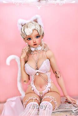 1/3 BJD Doll FULL SET Resin Jointed Body Eyes Wig Clothes Face Makeup Girl Toys