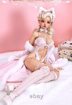 1/3 BJD Doll FULL SET Resin Jointed Body Eyes Wig Clothes Face Makeup Girl Toys