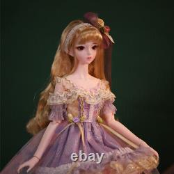 1/3 BJD Doll Full Set 62CM Height Girl Doll Kids DIY Toy Girl Birthday Gifts