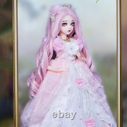 1/3 BJD Doll Full Set Girl Doll including Outfits Free Upgrade Face Makeup Toys