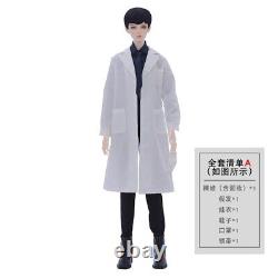 1/3 BJD Doll Girl Toy Resin Jointed Body FULL SET Eyes Doctor Man Hair Clothes