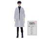 1/3 Bjd Doll Girl Toy Resin Jointed Body Full Set Eyes Doctor Man Hair Clothes