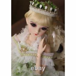 1/3 BJD Doll Handmade Clothes Shoes Eyes Face Makeup Full Set Kids Gifts Toys