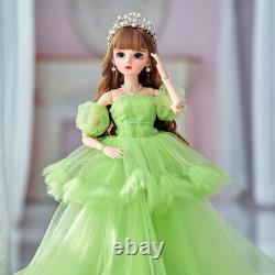 1/3 BJD Doll Handmade Dress Face Makeup 24inch Girl Doll Full Set Toy Lifelike