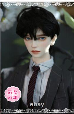 1/3 BJD Doll Handsome Man Male Eyes Face Up Wig Resin Handmade Full Set Toy Gift