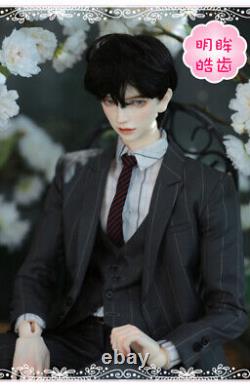 1/3 BJD Doll Handsome Man Male Eyes Face Up Wig Resin Handmade Full Set Toy Gift